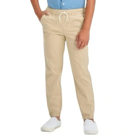 Tommy Bahama Boys Khaki joggers Drawstring waist Size 7/8 Preppy Neutral - Picture 12 of 12